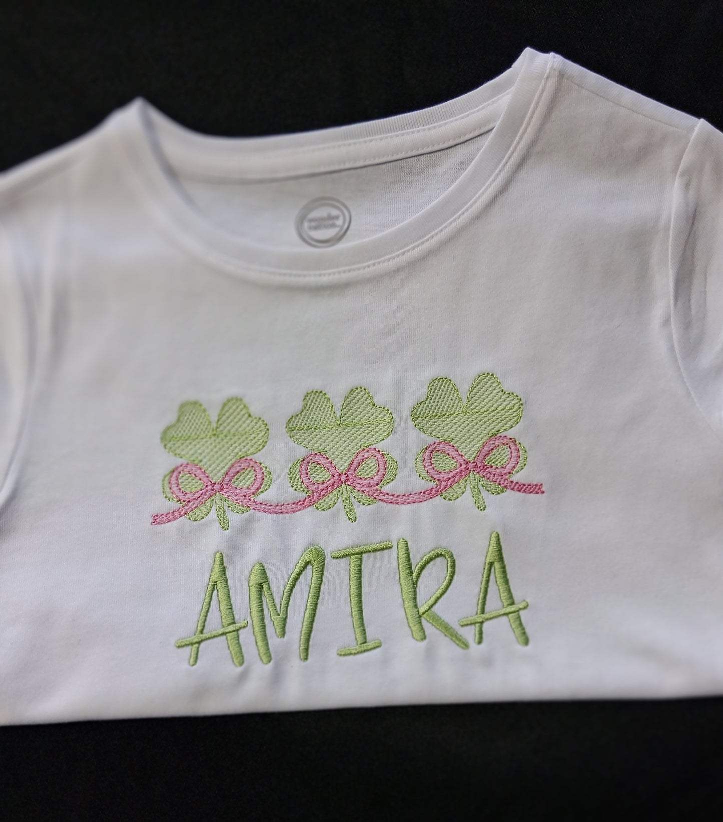 3 Shamrocks with Bows