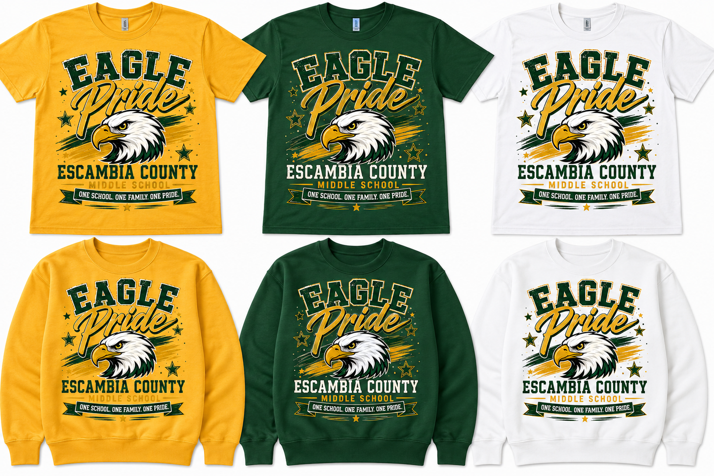 EAGLES- One School, One Family, One Pride- PREORDER!