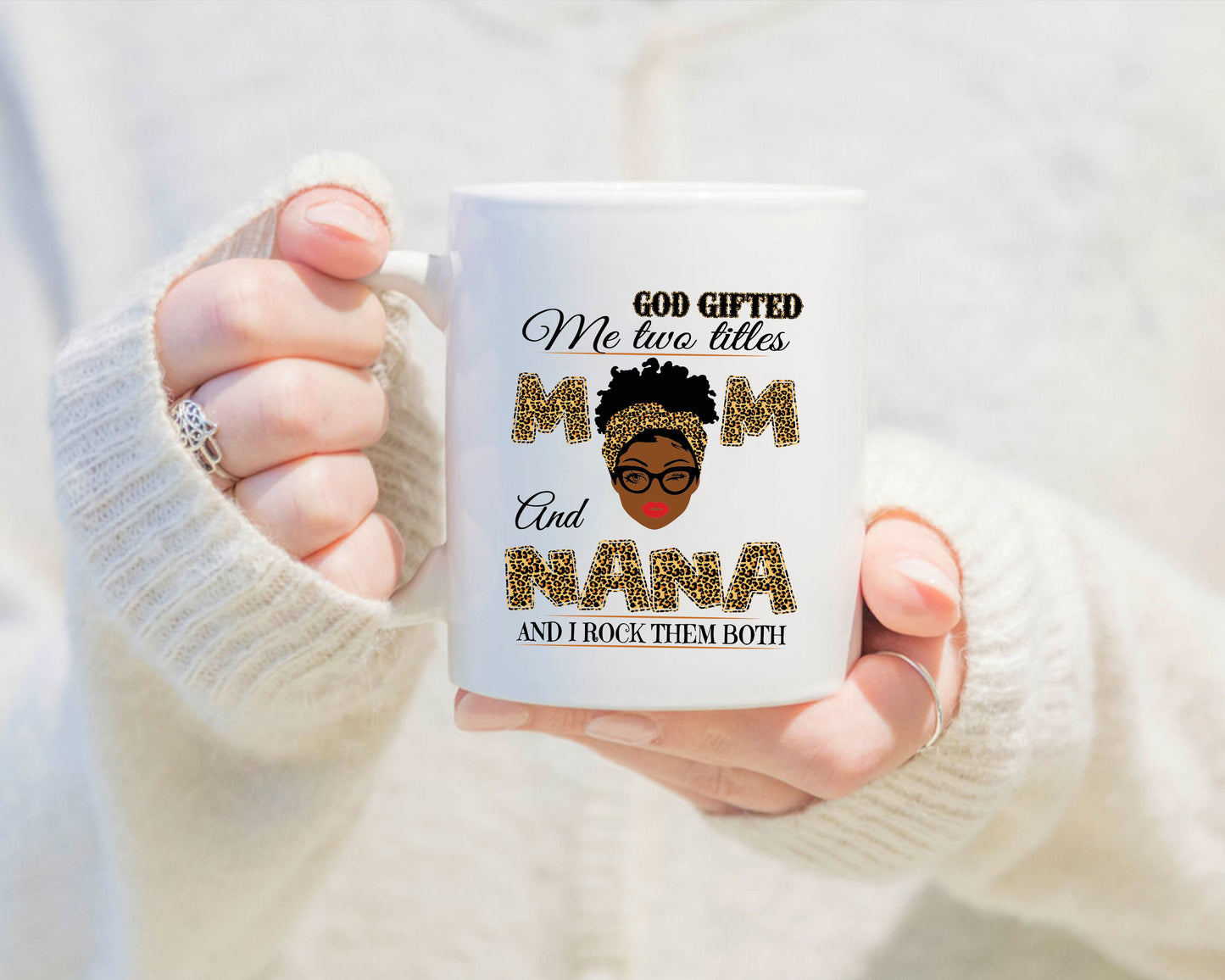 Mom and Nana mug