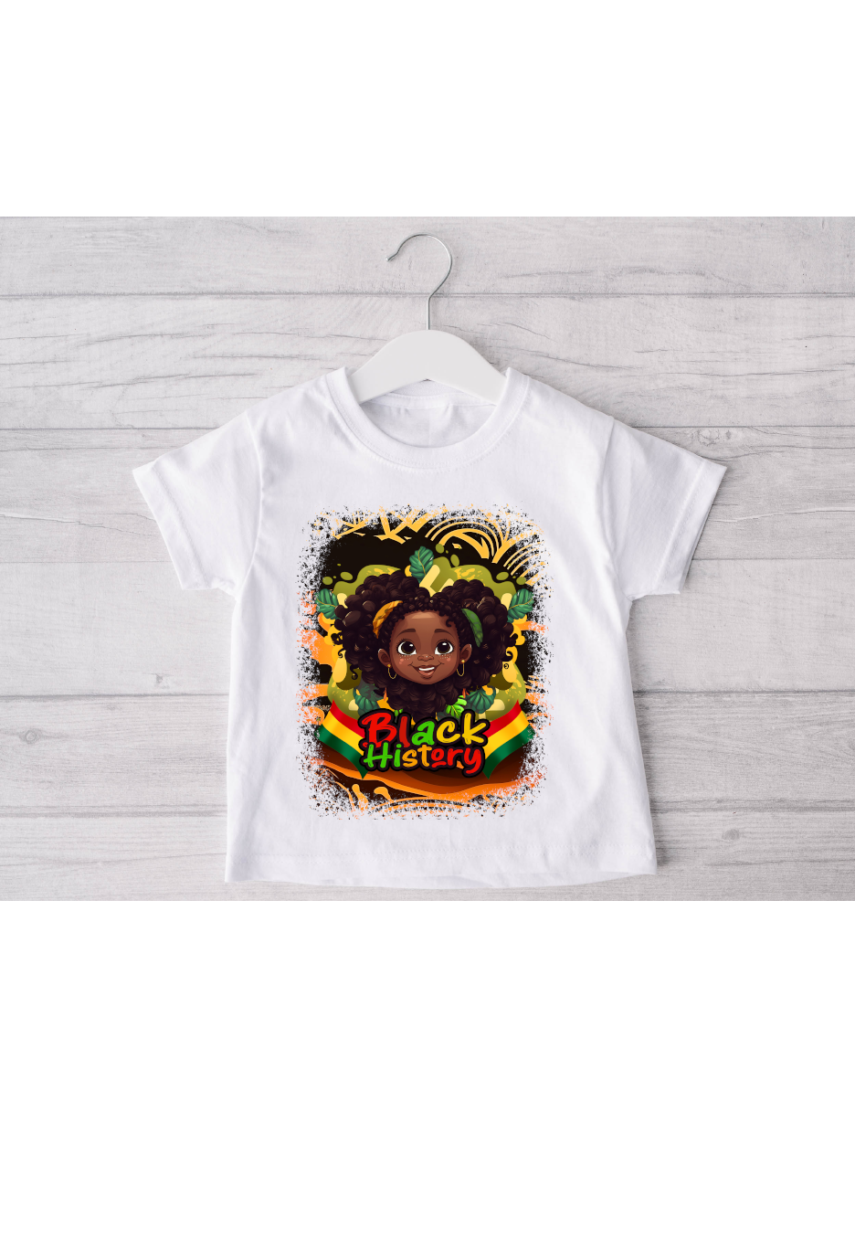 Black History Girl T-Shirt-5