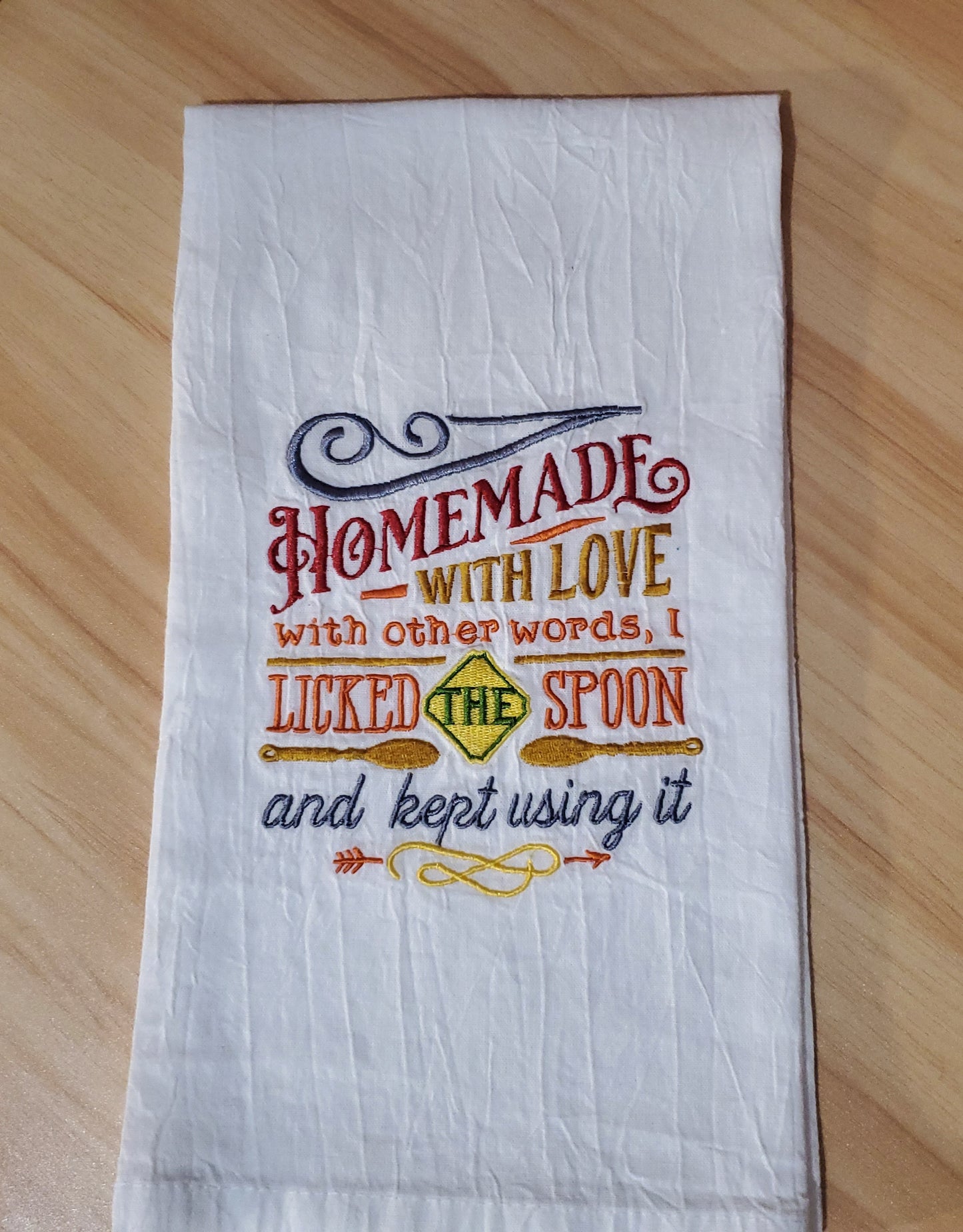 Flour sack kitchen towel