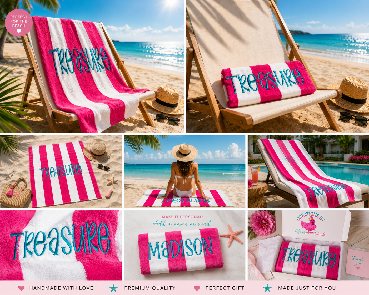 BEACH TOWELS PERSONALIZED