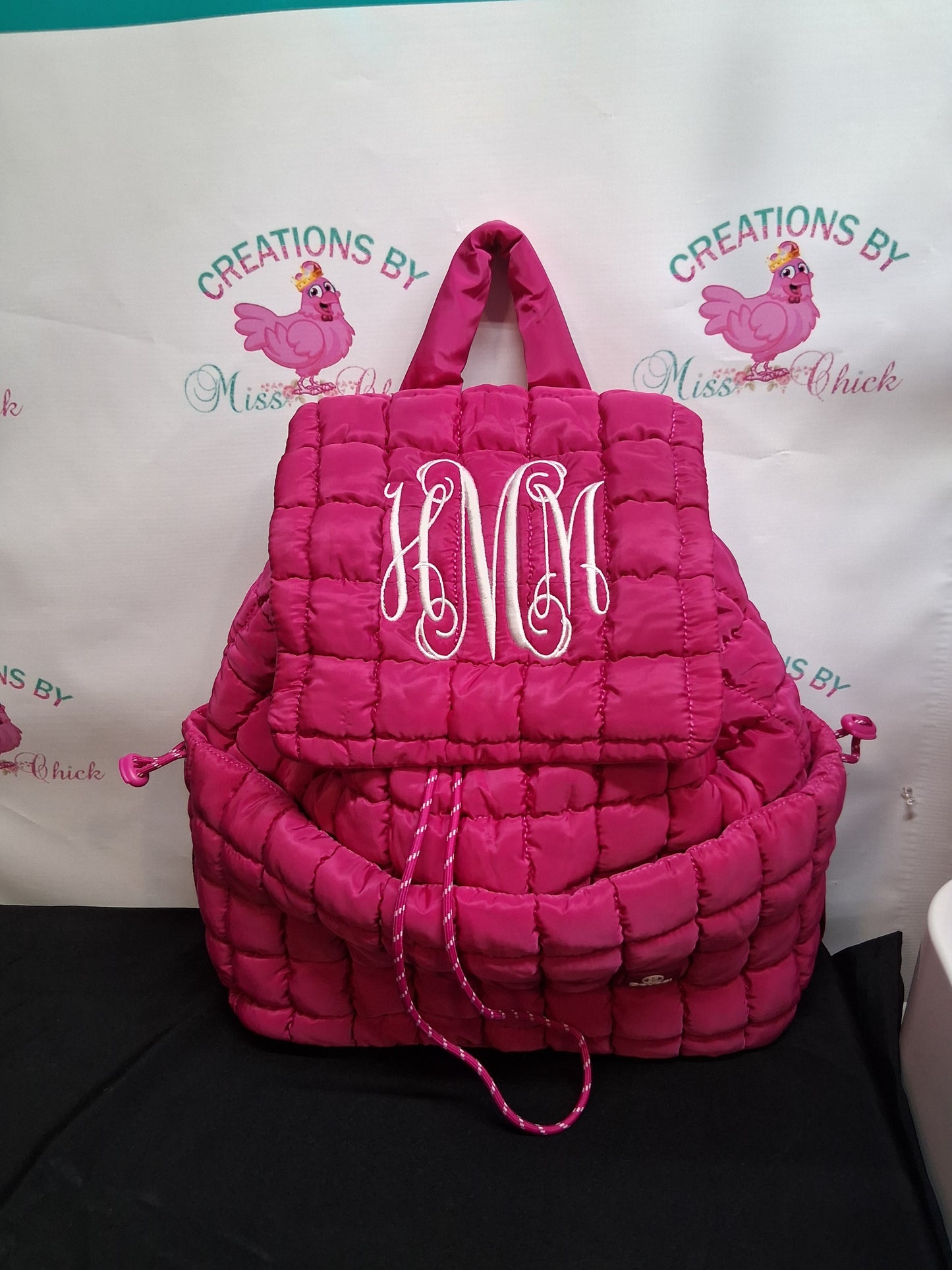 Embroidered Quilted Backpacks