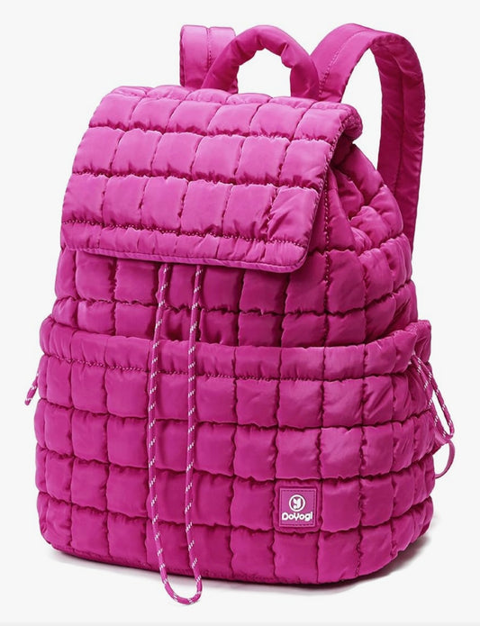 Embroidered Quilted Backpacks