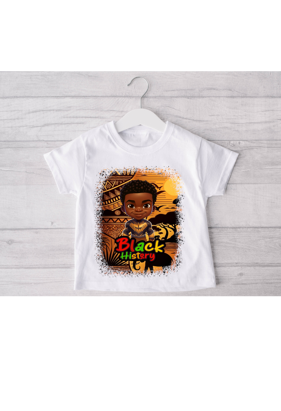 Black History Boy T-Shirt-1