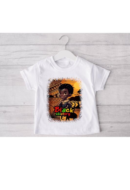 Black History Boy T-Shirt-3