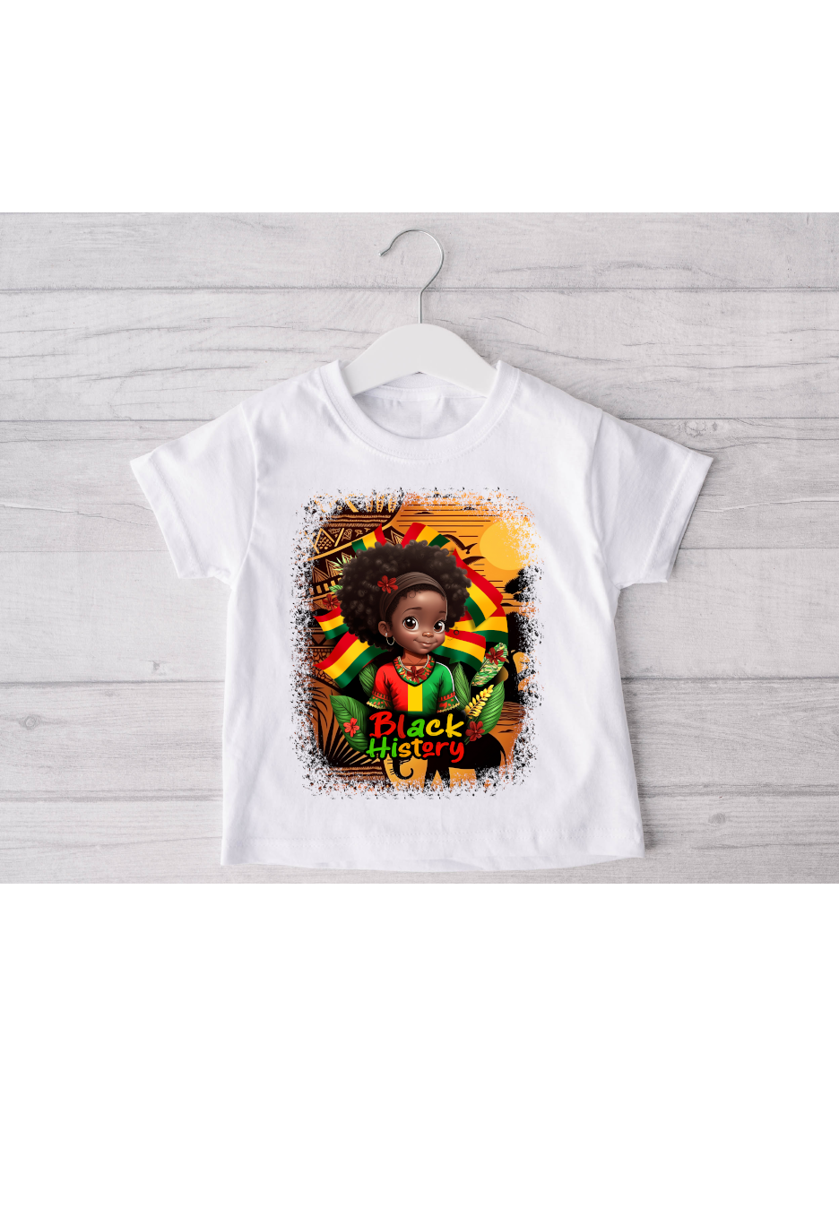 Black History Girl T-Shirt-3