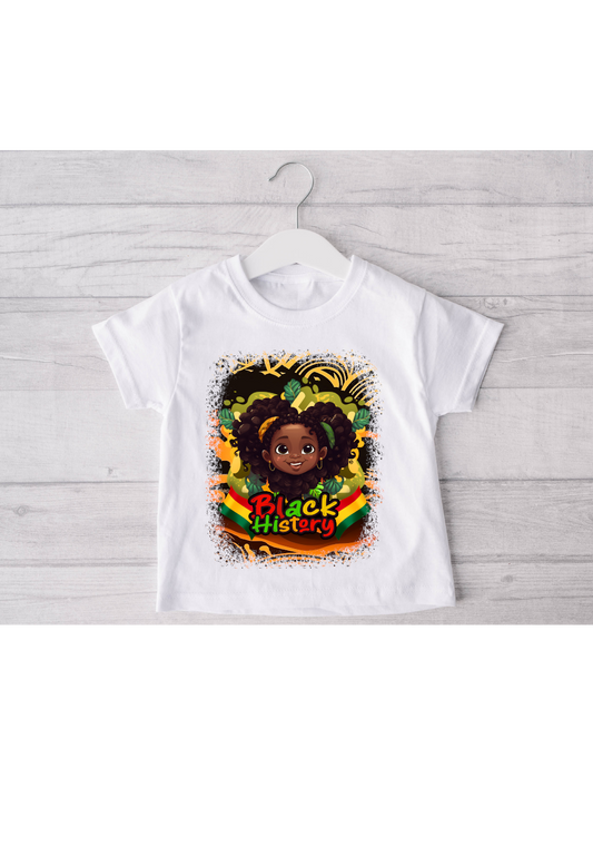 Black History Girl T-Shirt-5